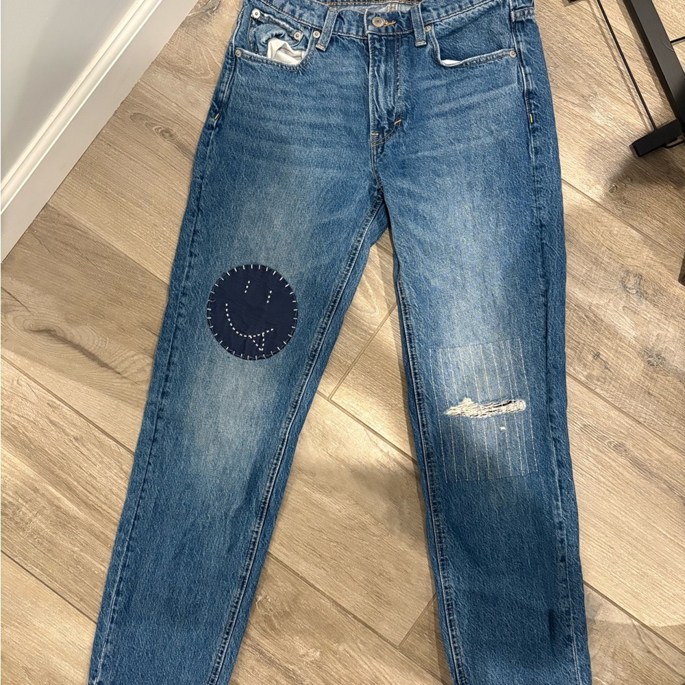 Lucky Brand Blue Boyfriend Jeans